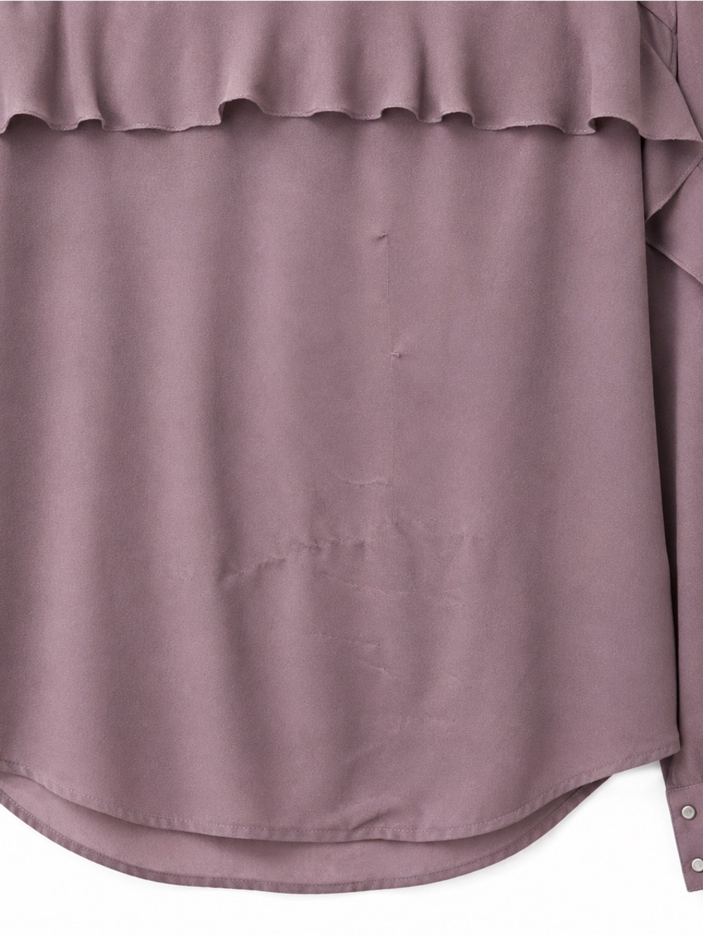 Abercrombie & Fitch Lavender Long Sleeve Blouse (Size M) - Picture 6 of 6